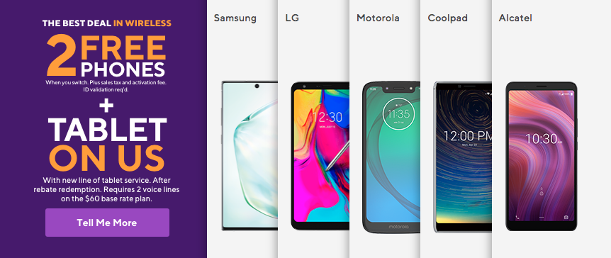  Teléfonos gratis ofrecidos por MetroPCS
