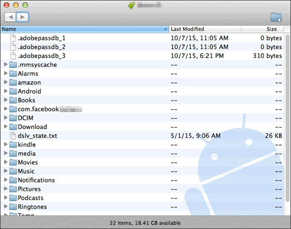 Cargar música en Android desde Mac con transferencia de archivos de Android