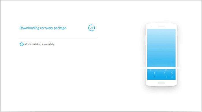 Descargar un paquete de recuperación en Samsung