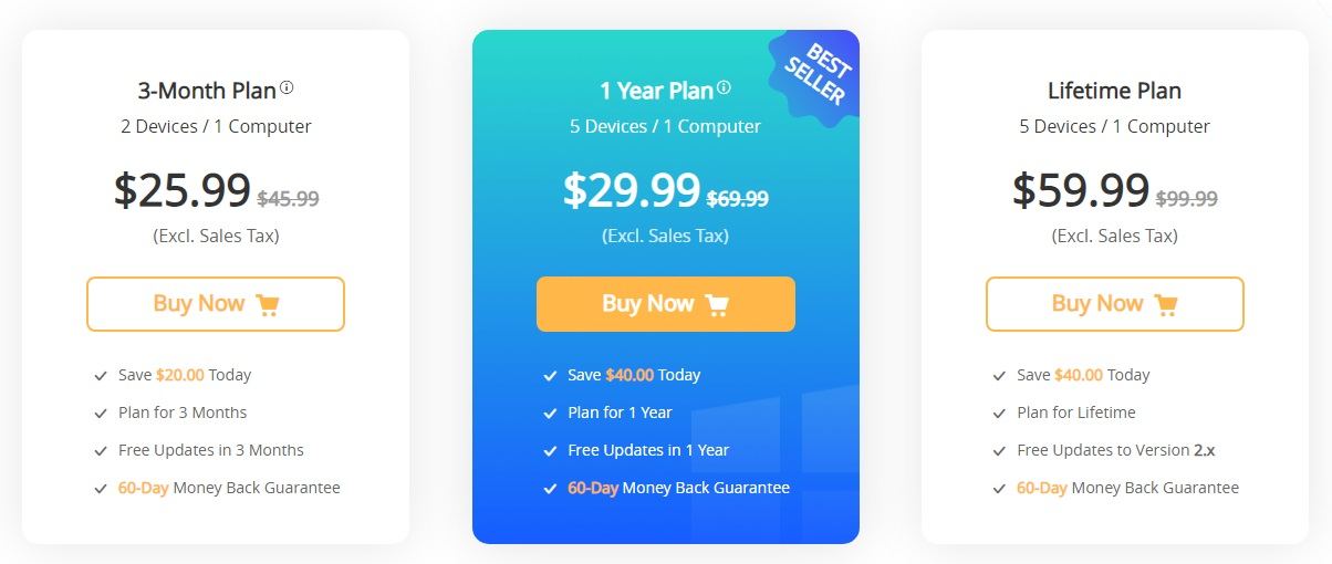 Precio de Apptrans para Win y Mac