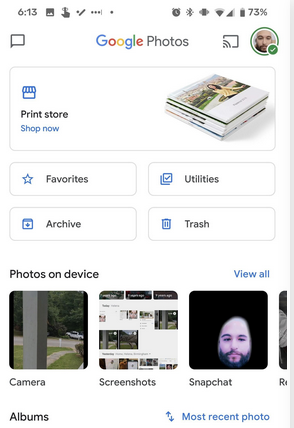 recuperar gifs eliminados en Android a través de Google Photos