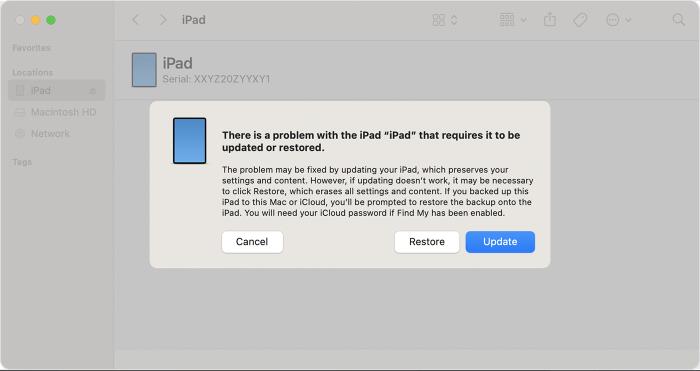 Bustar el bloqueo de seguridad del iPad a través de iTunes