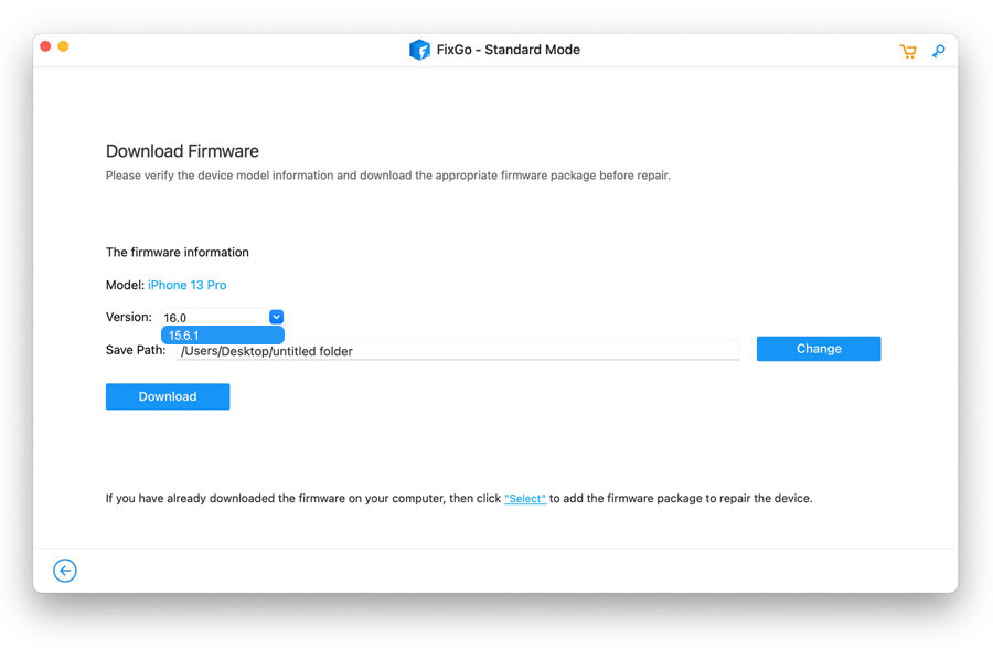 Use itooltab fijo para degradar iPados 16 (beta) a iPados 15