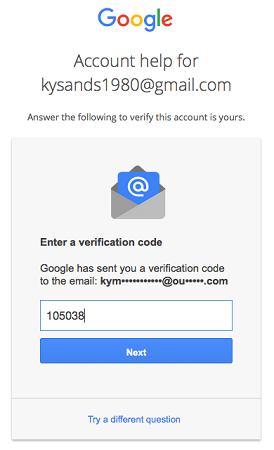 Ingrese el código de verificación