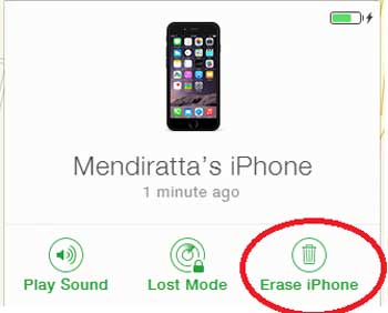 Cómo restaurar iPhone o iPad sin computadora a través de buscar mi iPhone