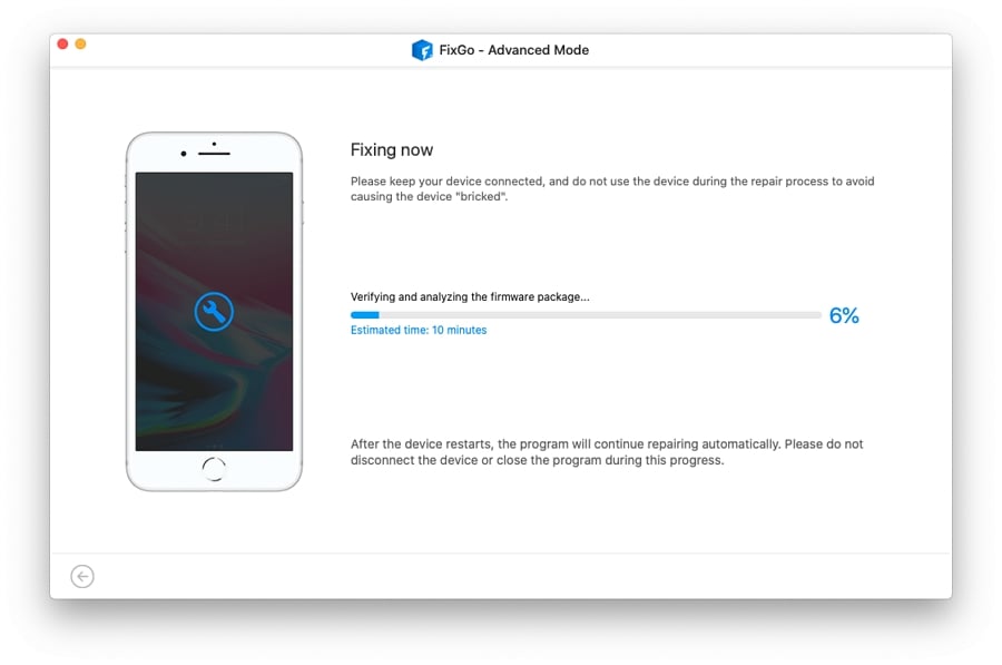 iPhone atascado al verificar la actualización