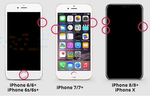 Force Reinicie su iPhone