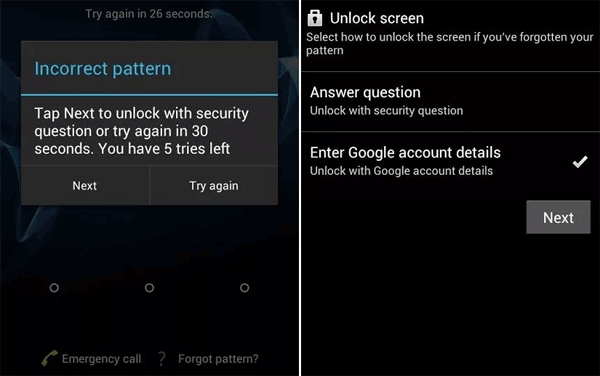 Cómo desbloquear el teléfono de la cuenta de Google
