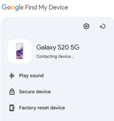 Google encuentra mi dispositivo Samsung