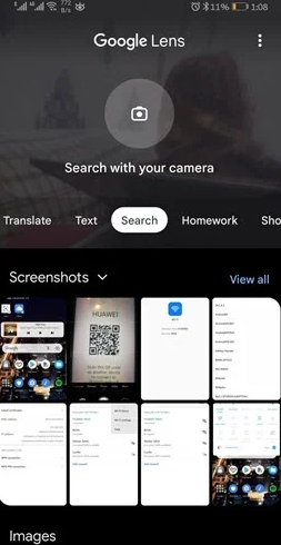 Recupere la contraseña WiFi del teléfono Android con Google Lens