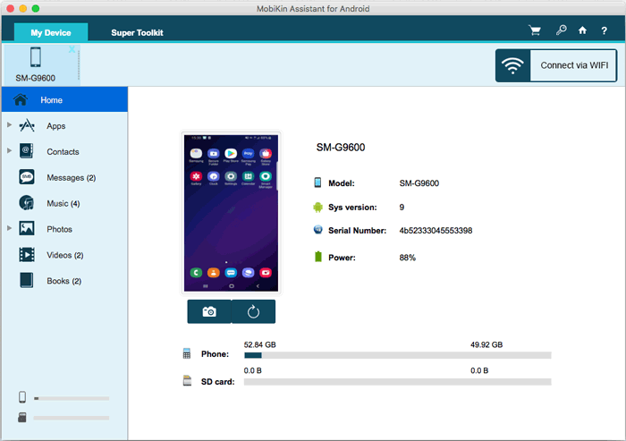 Conecte Android a Mac