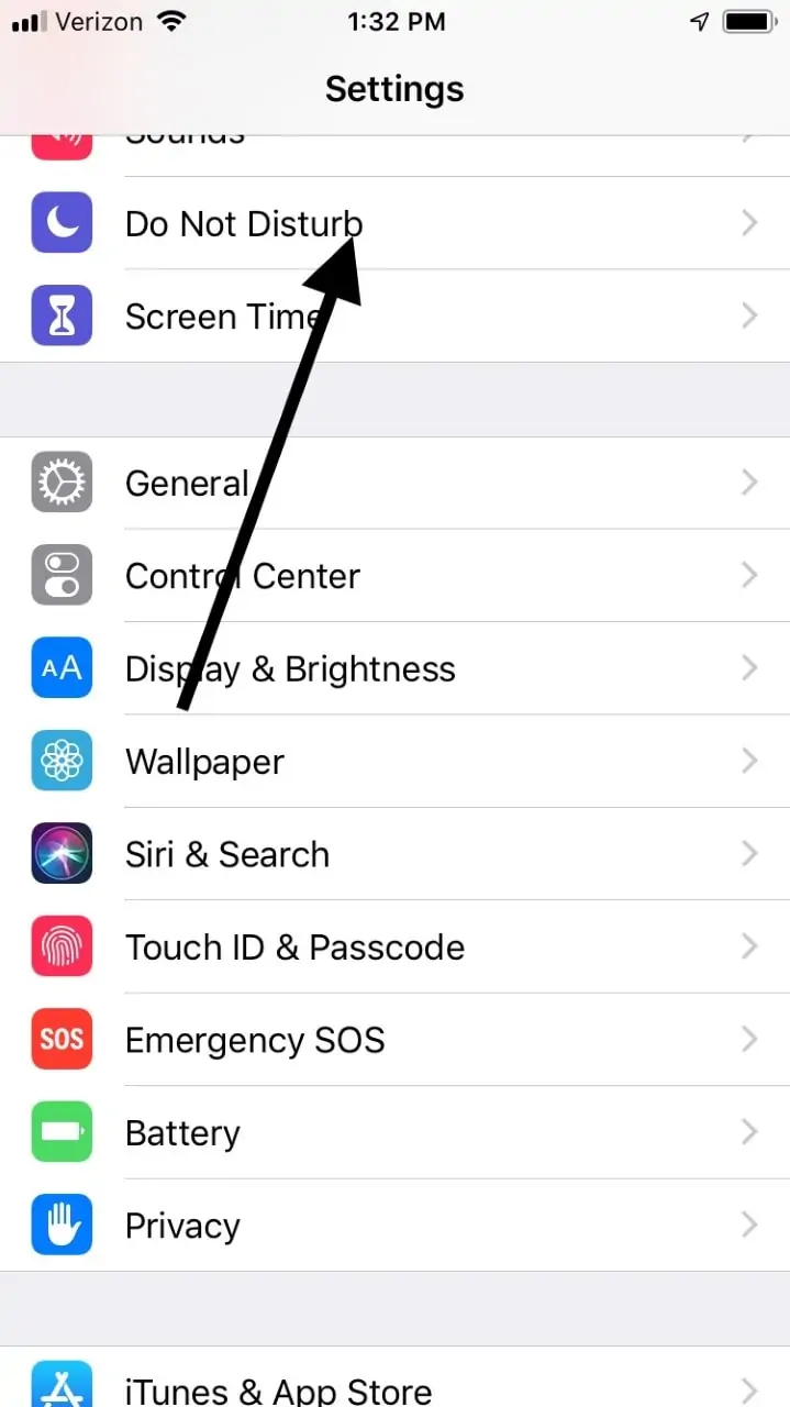 iPhone no molestar