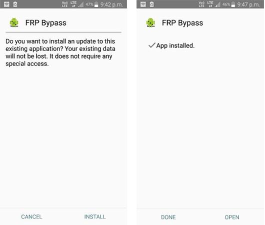 Instale y inicie el desbloqueador Pangu FRP