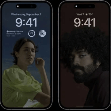 iOS 16 siempre en exhibición