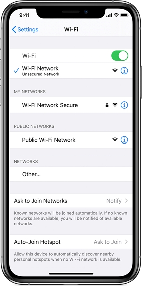 iPhone atascado al verificar la actualización Asegúrese de que su iPhone esté conectado a Internet