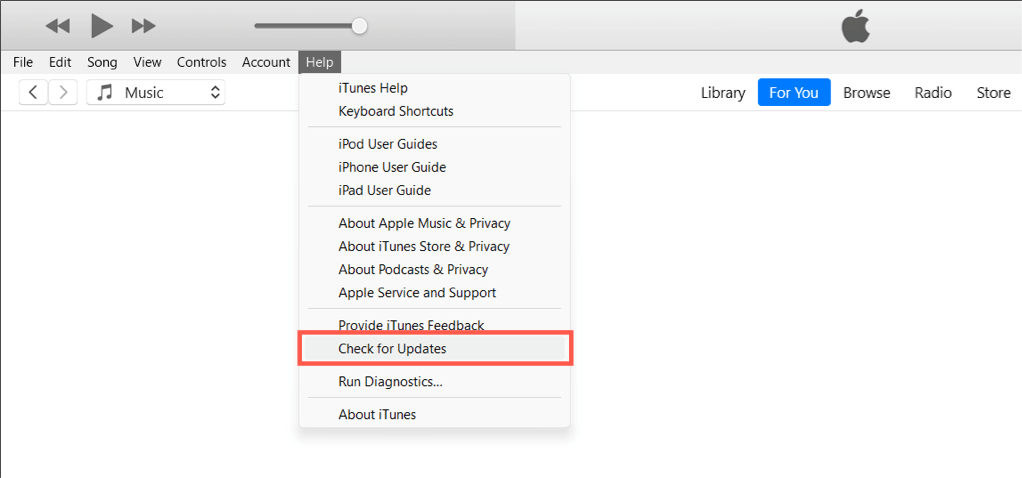 Actualizar iTunes