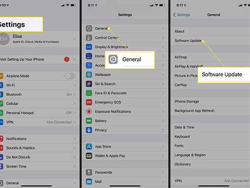 Última versión de iOS 16