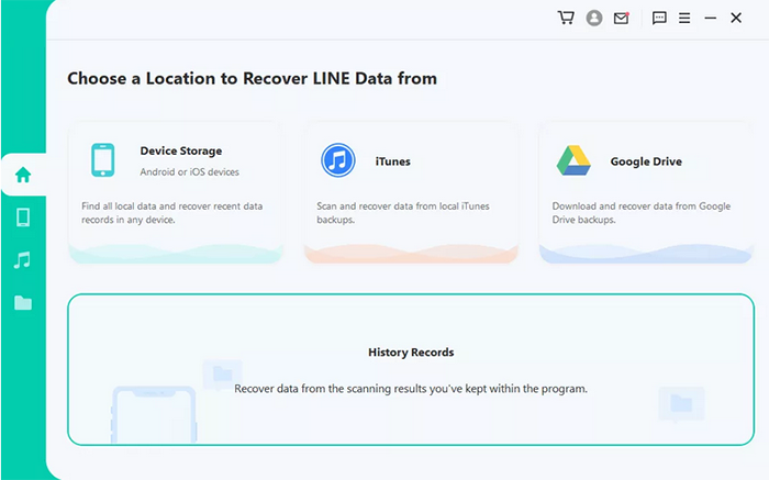 Recuperar datos de línea del almacenamiento del dispositivo
