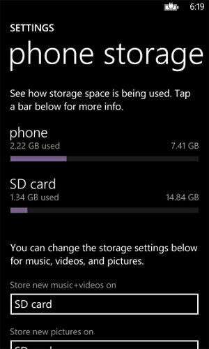 Copiar archivos a la tarjeta SD en Sony Xperia a través de la aplicación de archivos