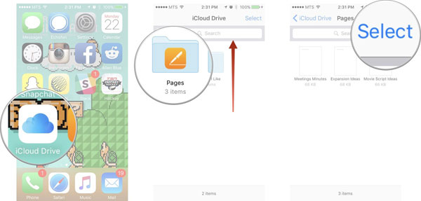 Cómo recuperar archivos eliminados permanentemente de iPhone a través de iCloud Drive