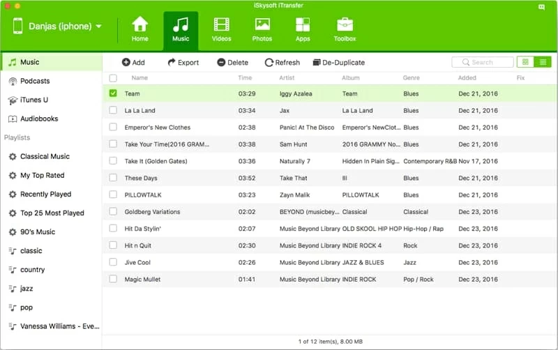 Agregar música de iPhone XR a la computadora Windows 10