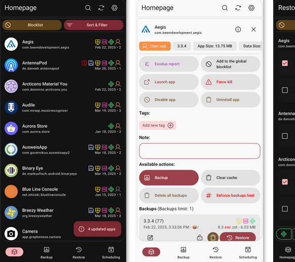 Alternativa de respaldo Swift como Neo Backup