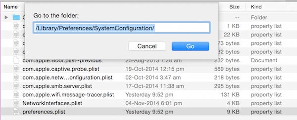 Elimine completamente su configuración de red actual en Mac