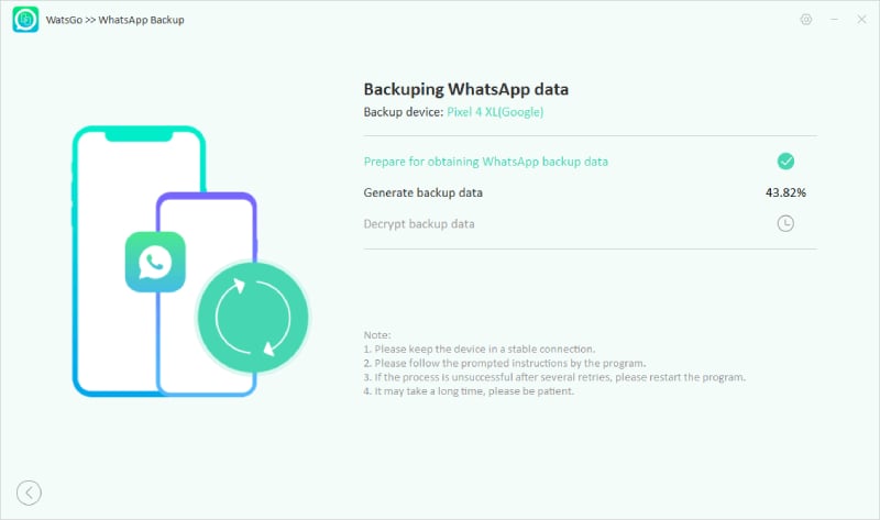 Comience a hacer una copia de seguridad de WhatsApp en Android