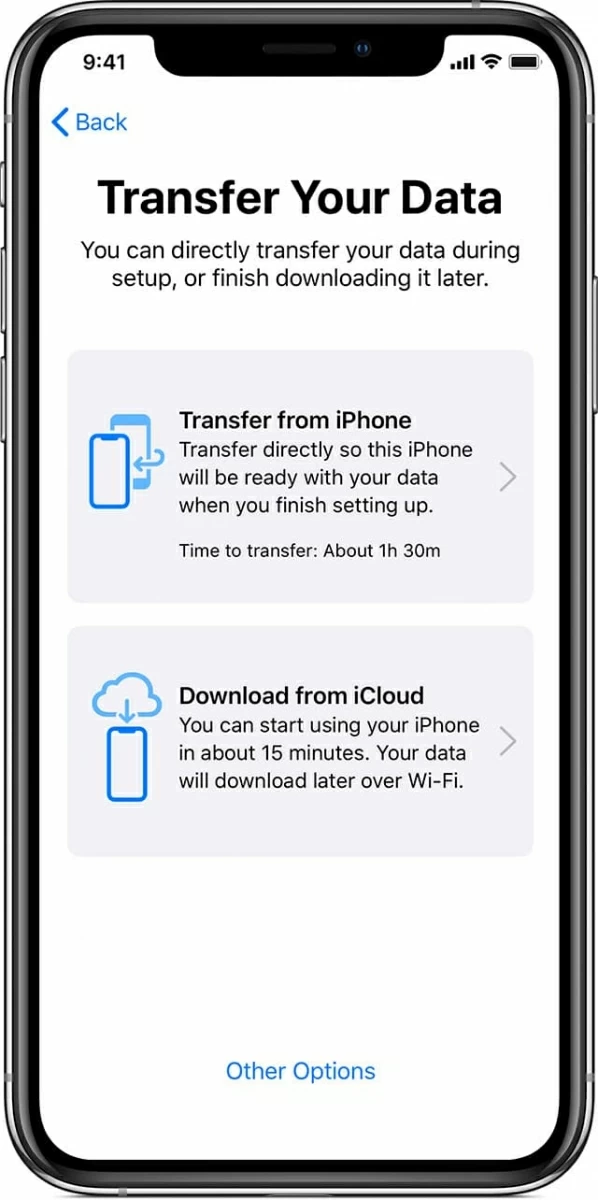 Transferencia de mensajes de iPhone a iPhone