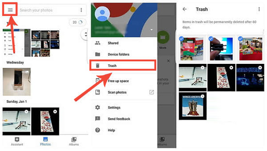 Cómo eliminar fotos en el teléfono Samsung a través de Google Photos