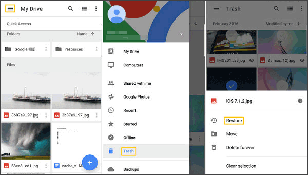 Recuperar los datos de LG de Google