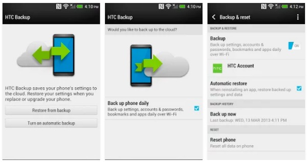 Cómo recuperar fotos eliminadas en HTC desde HTC Backup