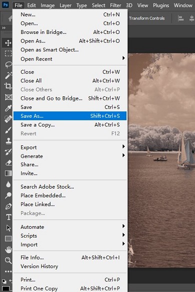 Archivo HEIC a Jepg con Photoshop