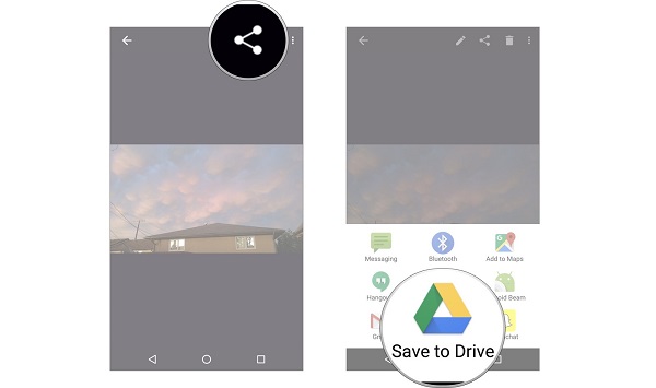Guardar la Galería Samsung a Google Drive