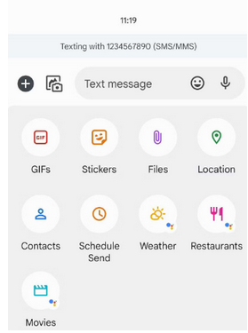 Comparta mi ubicación en Android con Google Mensajes