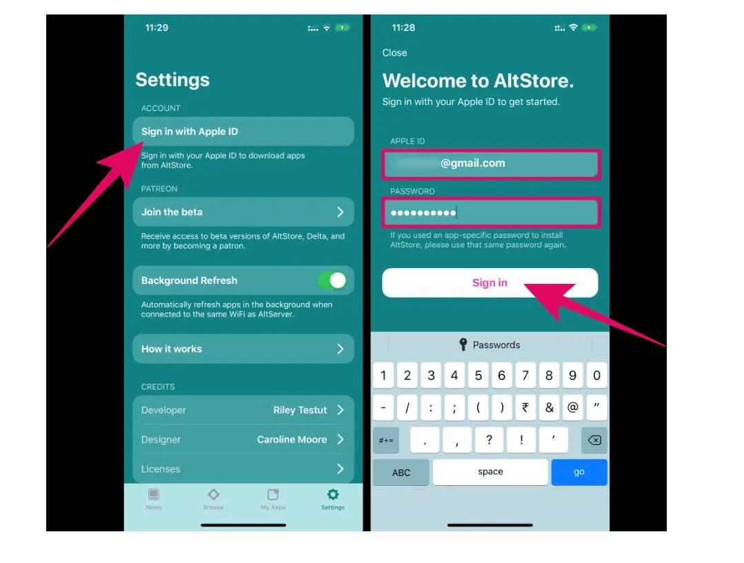 Crear nueva ID de Apple