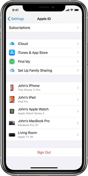 Firme a iCloud