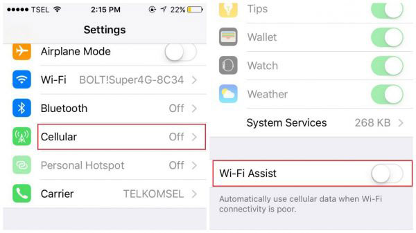 Conecte iPhone a wifi