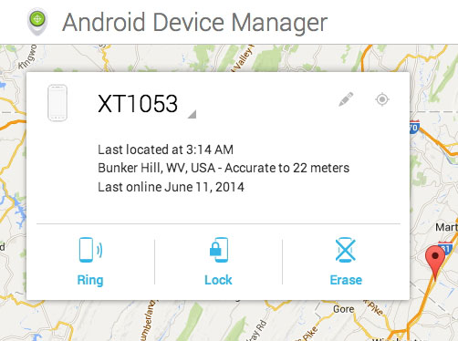 Cómo romper el bloqueo de patrones en Samsung con Android Device Manager