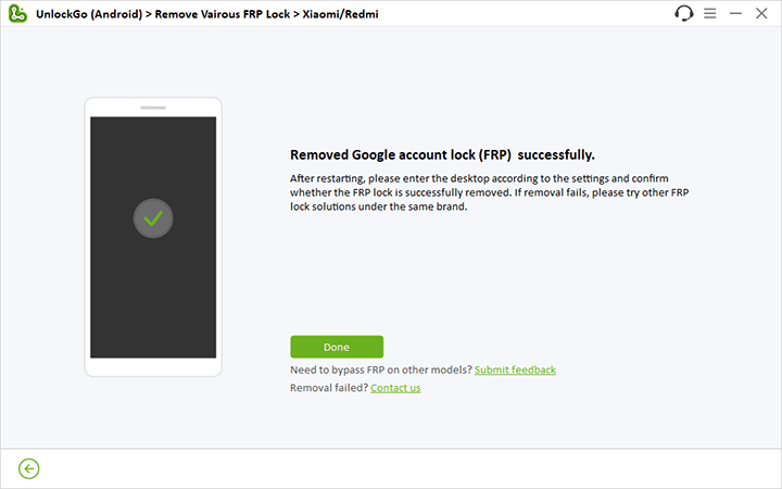 Desbloquee Xiaomi FRP con éxito