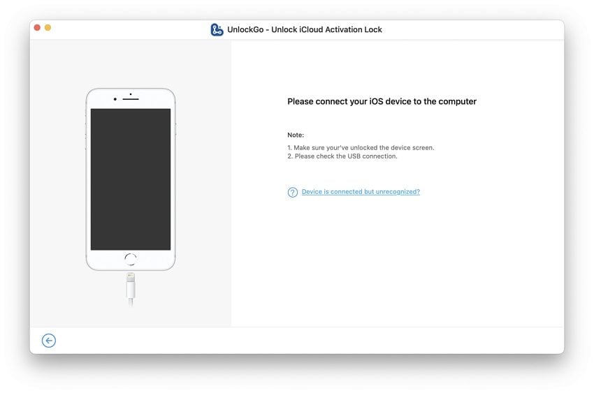 Desbloquear guía: conecte el dispositivo a Mac