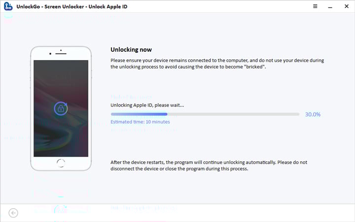 Eliminar la identificación de Apple
