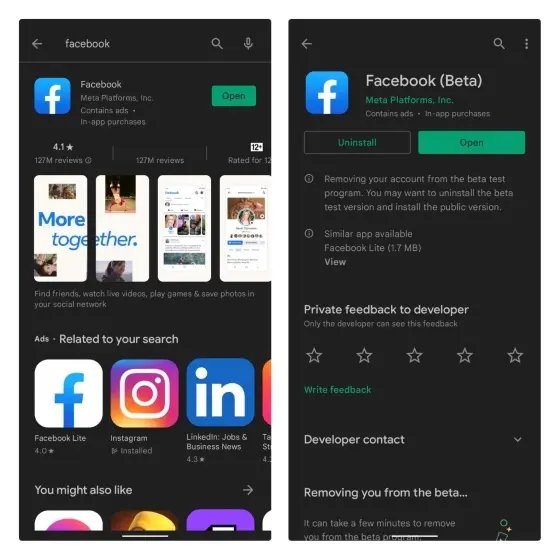 Facebook sigue registrándome