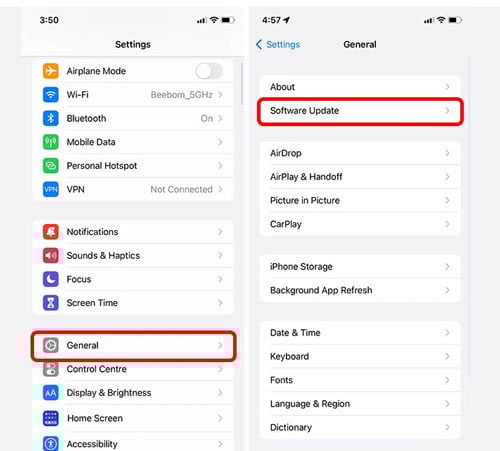 Actualizar iOS