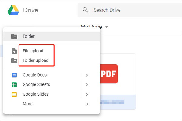 ¿Cómo pongo música en mi teléfono Android con Google Drive?