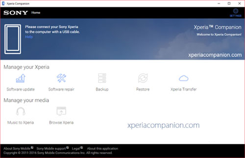 Recuperar fotos eliminadas en Sony Xperia con Xperia Companion