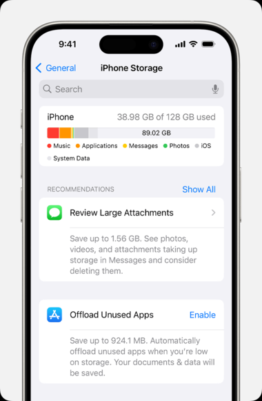   Verifique el almacenamiento y la reinstalación del activador iOS26